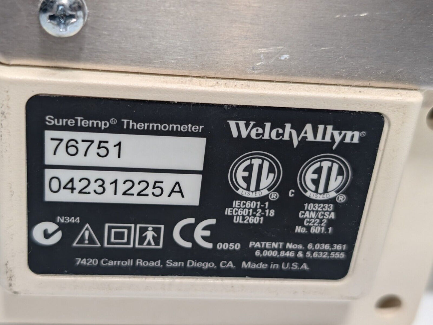 Welch Allyn 767 Series Transformer 2 Otoscopes No Heads & 76751 Suretemp