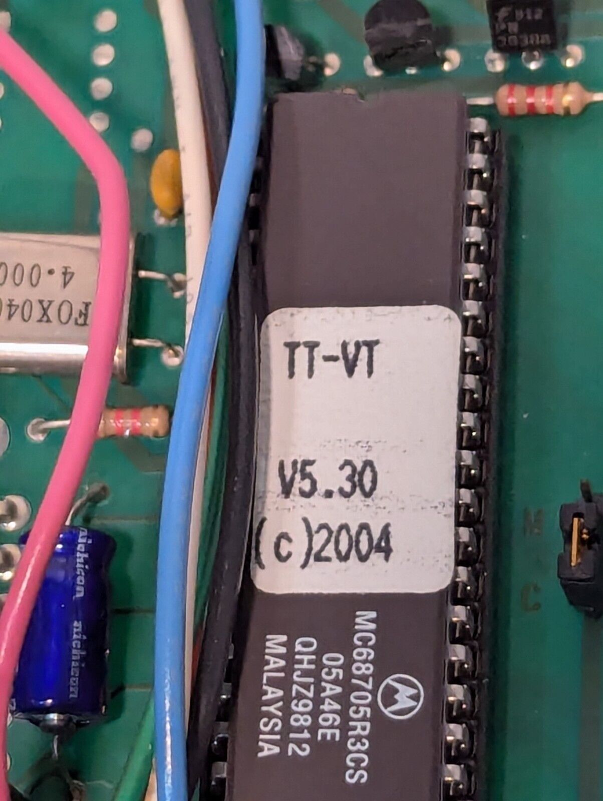 Advantage Electronics 213700 Temptek VT Instrument temperature control panel