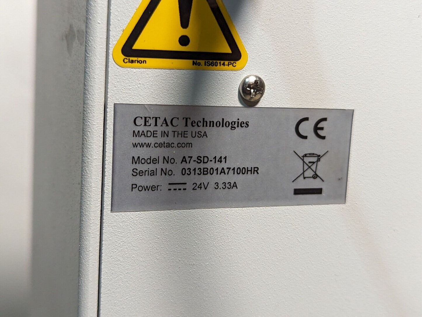 CETAC A7-SD-141 autosampler (interchim PFM-B-87) with CETAC SPM-700 syringe pump