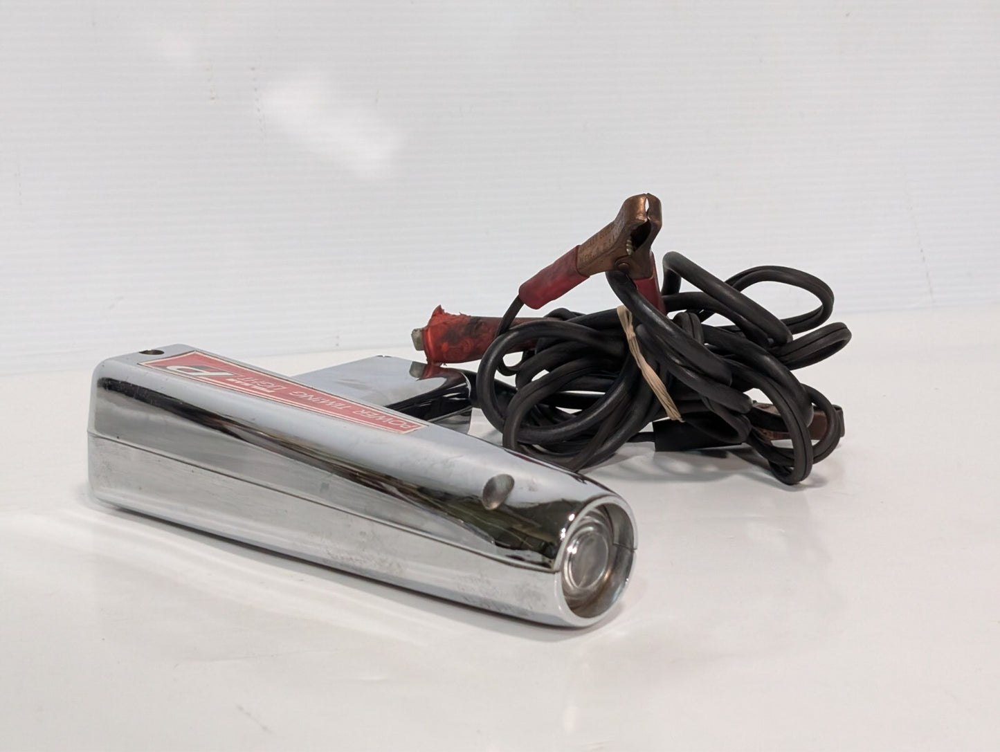 Vintage Chrome Peerless Pulsar Model 150 Power Timing Light Tool Gun