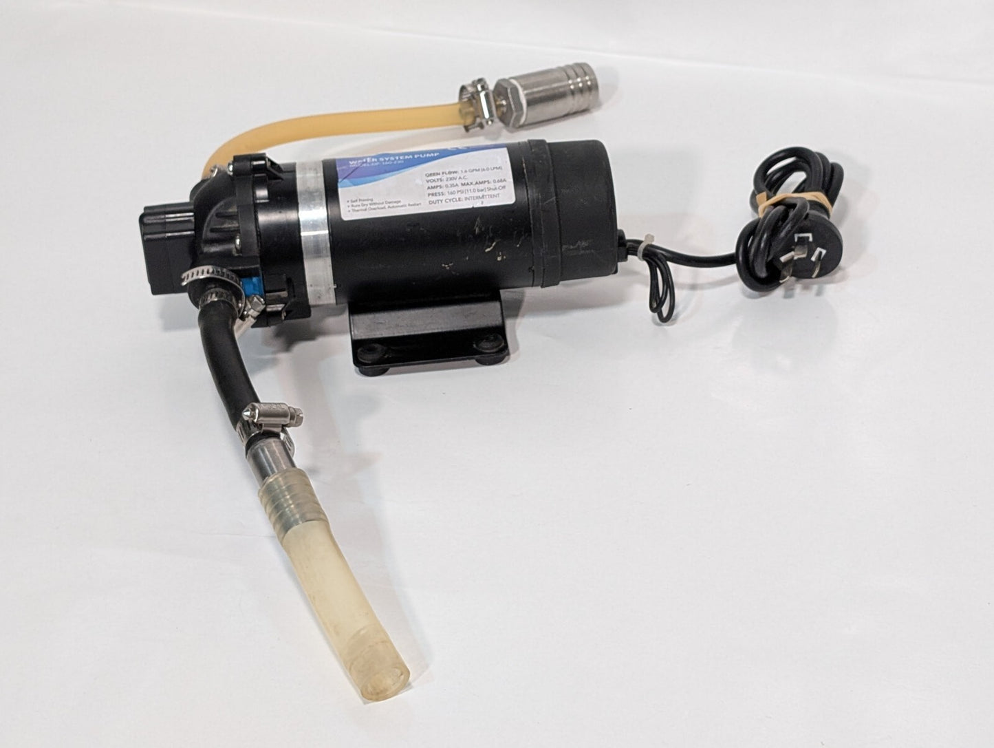 SurgeFlo DP-160-230 Self-Priming Water System Pump, Thermal Overload 1.6GPM 6LPM