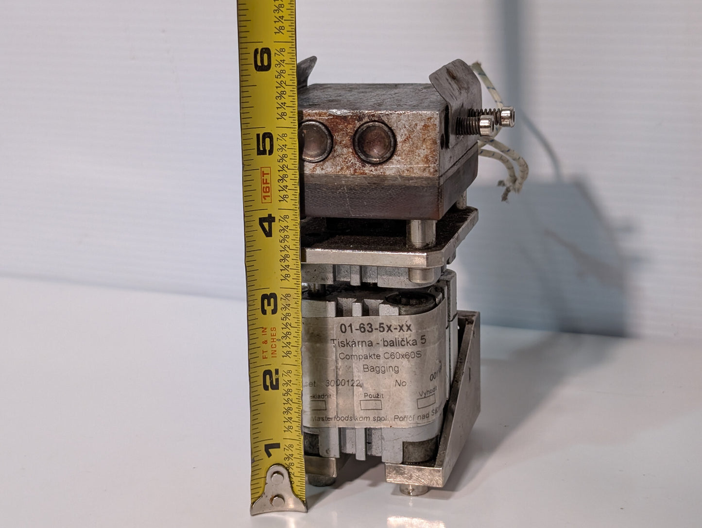 Unidentified 01-63-5x-xx Industrial Printing Machine Assembly Component
