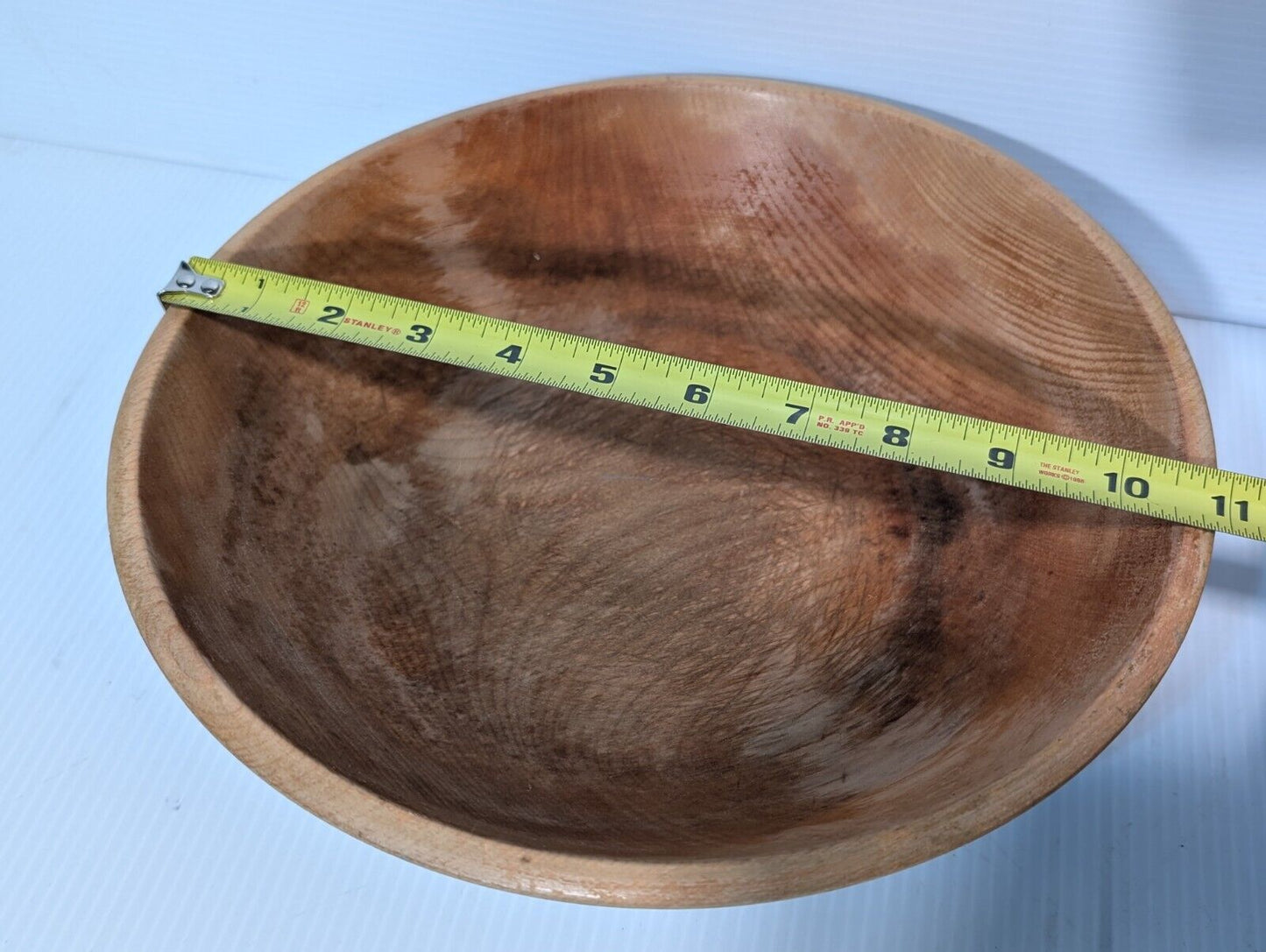 Traditional Wooden Plate and Bowl as pictured, not as shiny - Free Shipping