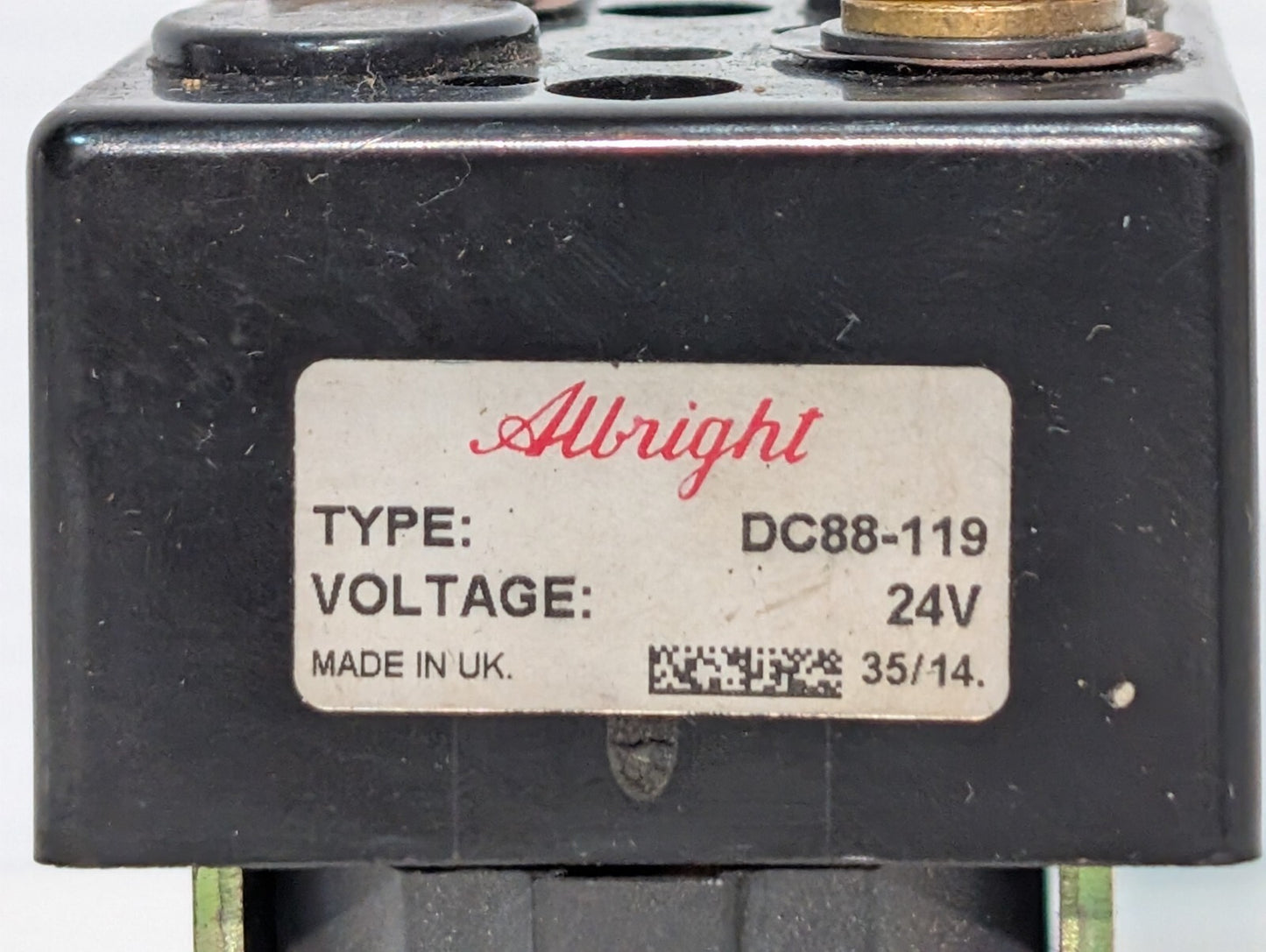 Albright DC88-119 Motor Reversing Contactor 3 Poles 24V 100A