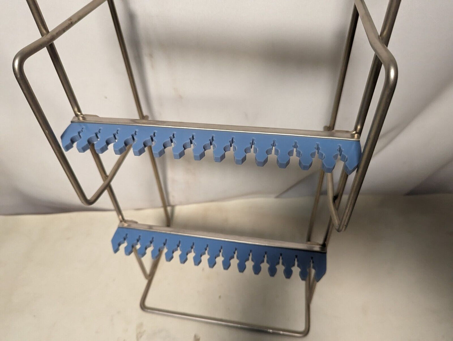 Wire and tubing organizer from medical facility, 24 in x 9.5 in x 6 in