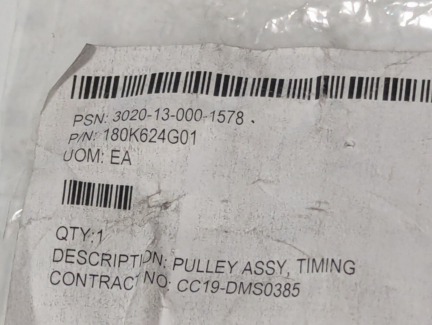 3020-13-000-1578 180K624G01 Timing Pulley Assembly - Free Shipping