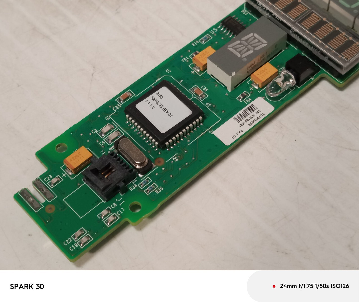 Alaris TC10010208 Display Board for Alaris 8100