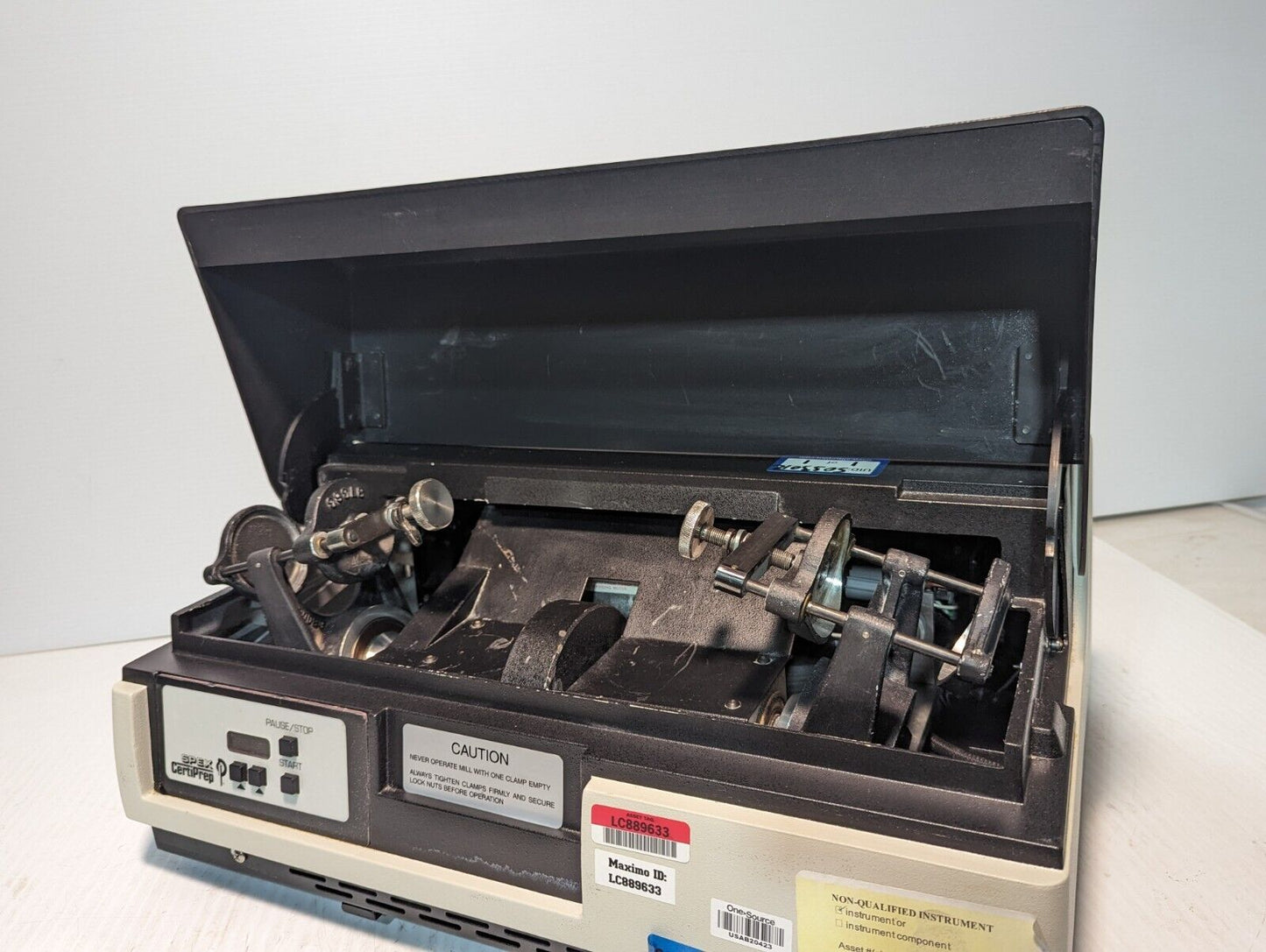 SpexCertiPrep 8000D-115 Mixer/Mill, High-Energy Ball Mill, 115v @60Hz, 1725rpm