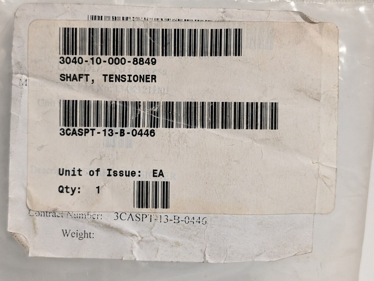97942-134K121H01 Shaft, Tensioner, Precision Industrial Machinery