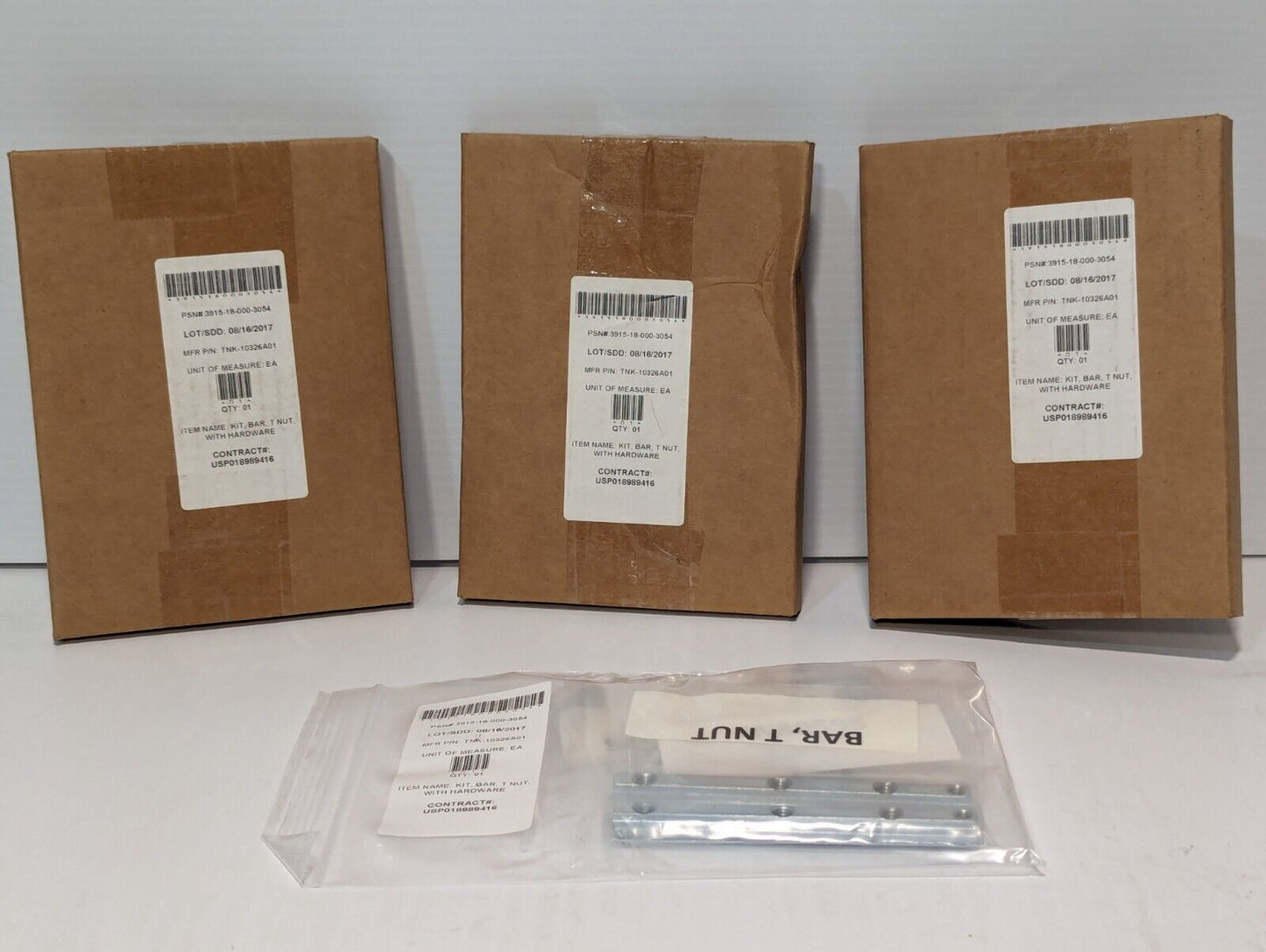 3915-18-000-3054 TNK-10326A01 T-Nut Bar Kit w/Hardware - Free Shipping