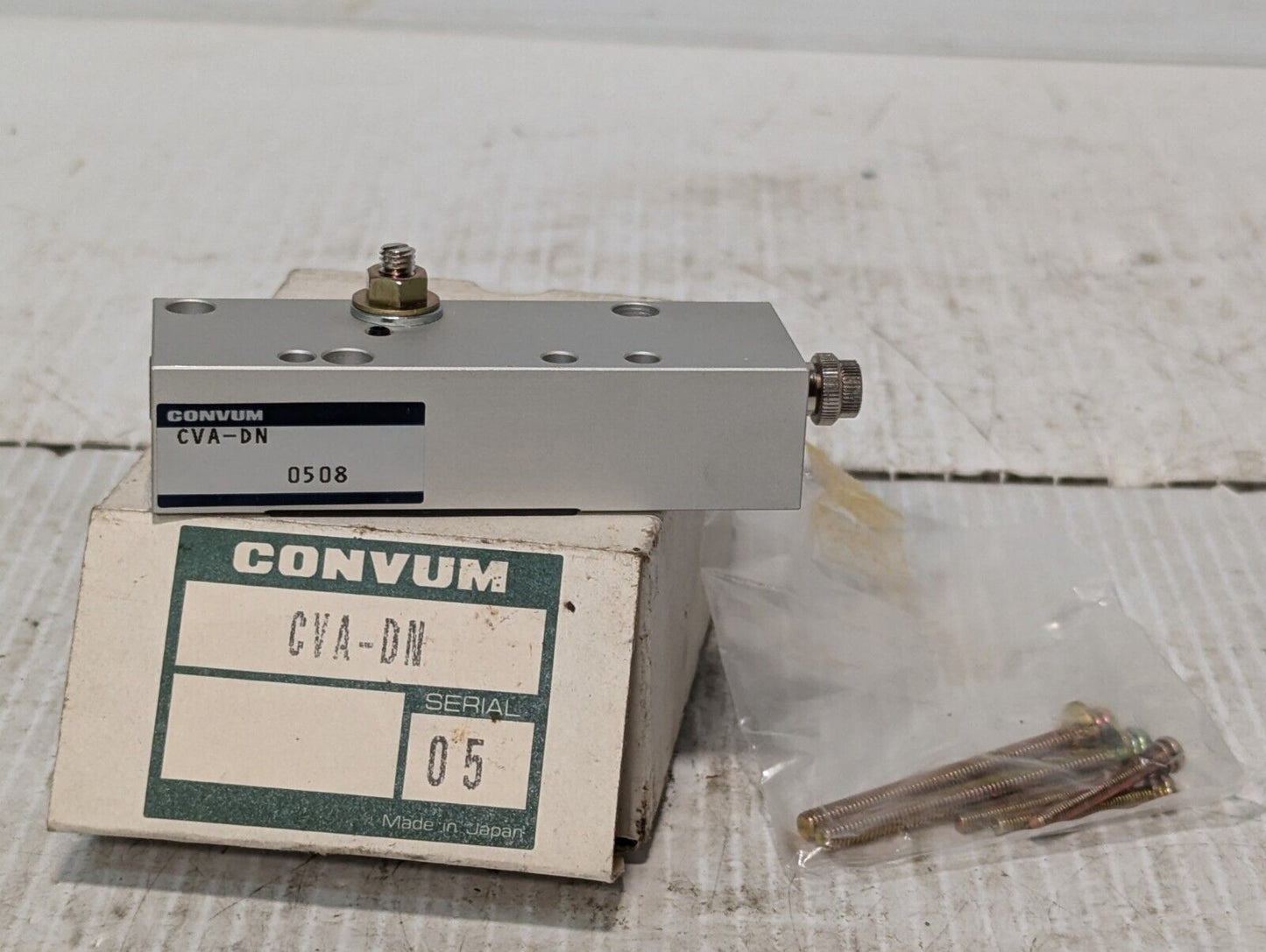 CONVUM CVA-DN - Pneumatic Vacuum Break Valve, NIB - Free Shipping