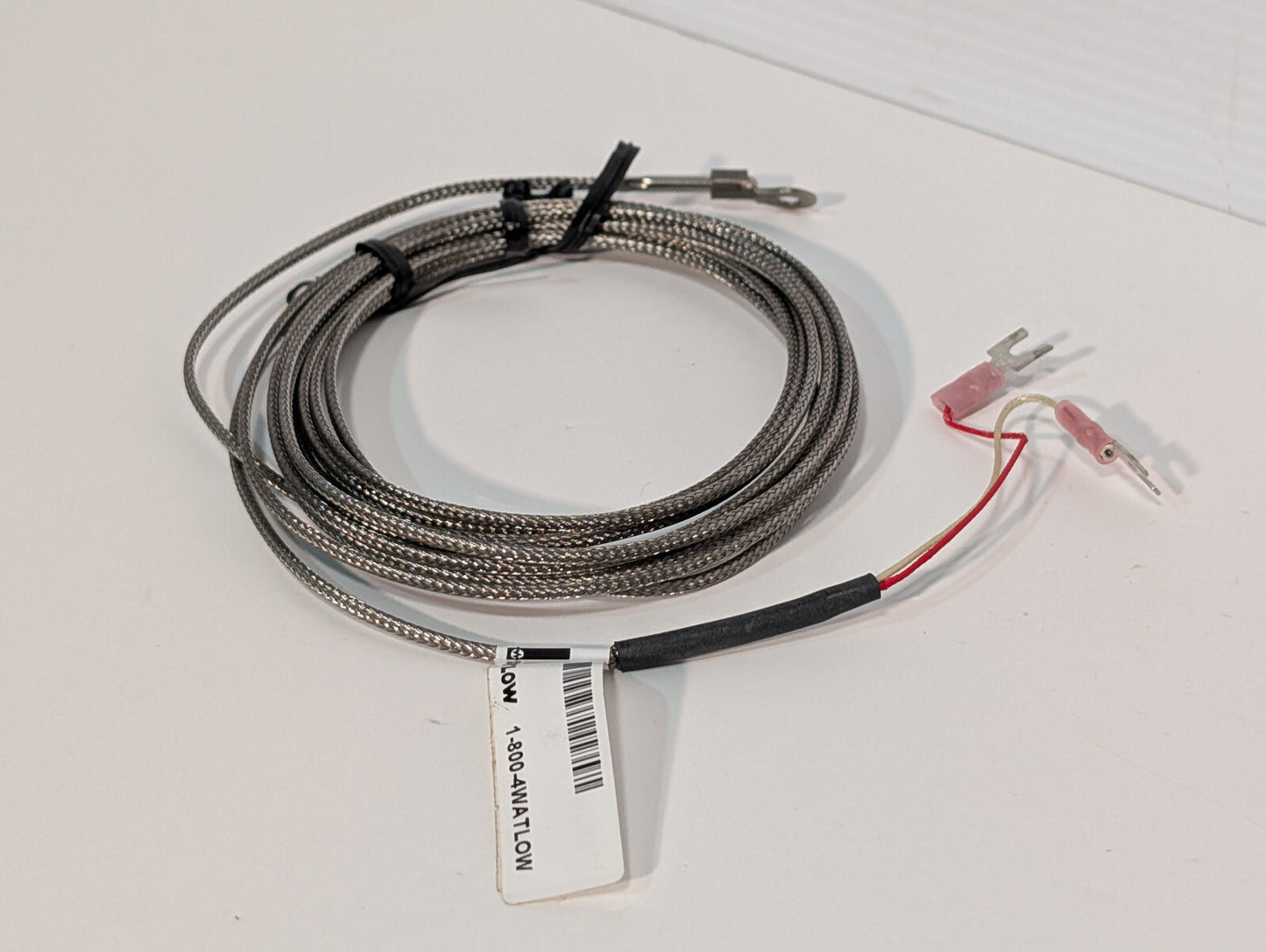 Watlow 70XJSUB130B Ring Terminal Tube Wire Thermocouple, Clamco 206-30, 3330-058