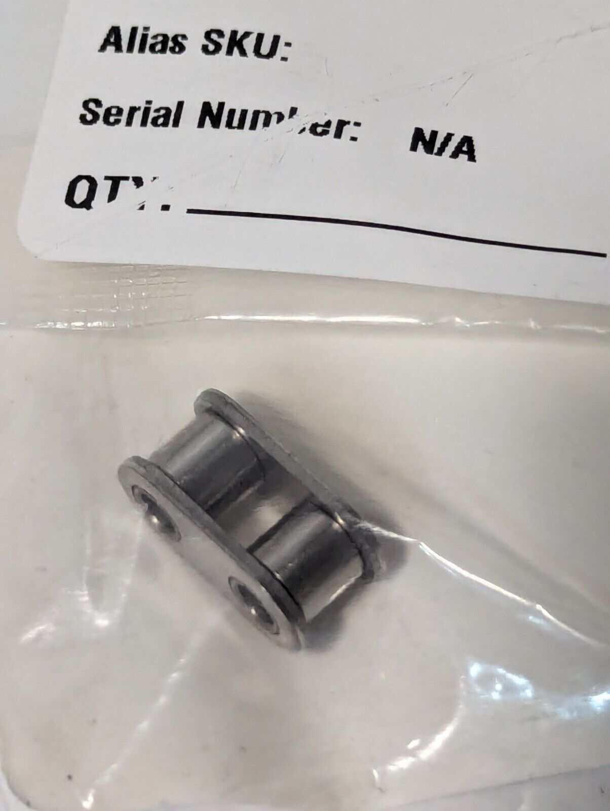 Lot of 7 Getinge 499112200 roller chain links, 455RF 3/8 9.525