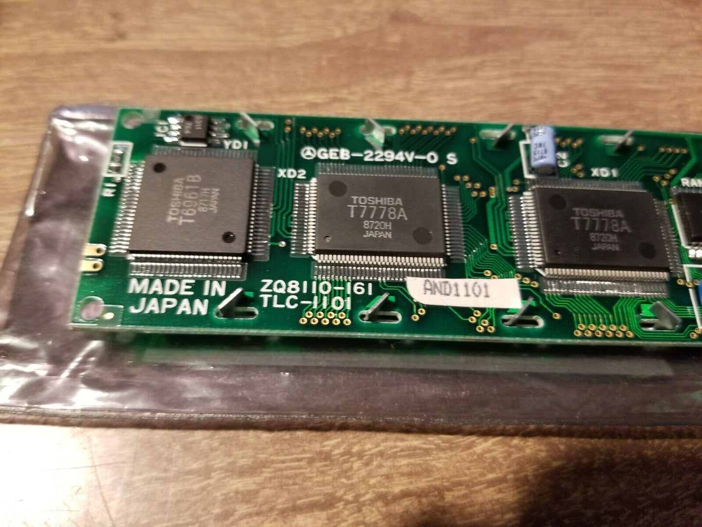 Toshiba TLC-1101, ZQ8110-161, GEB-2294V-0 S LCD display