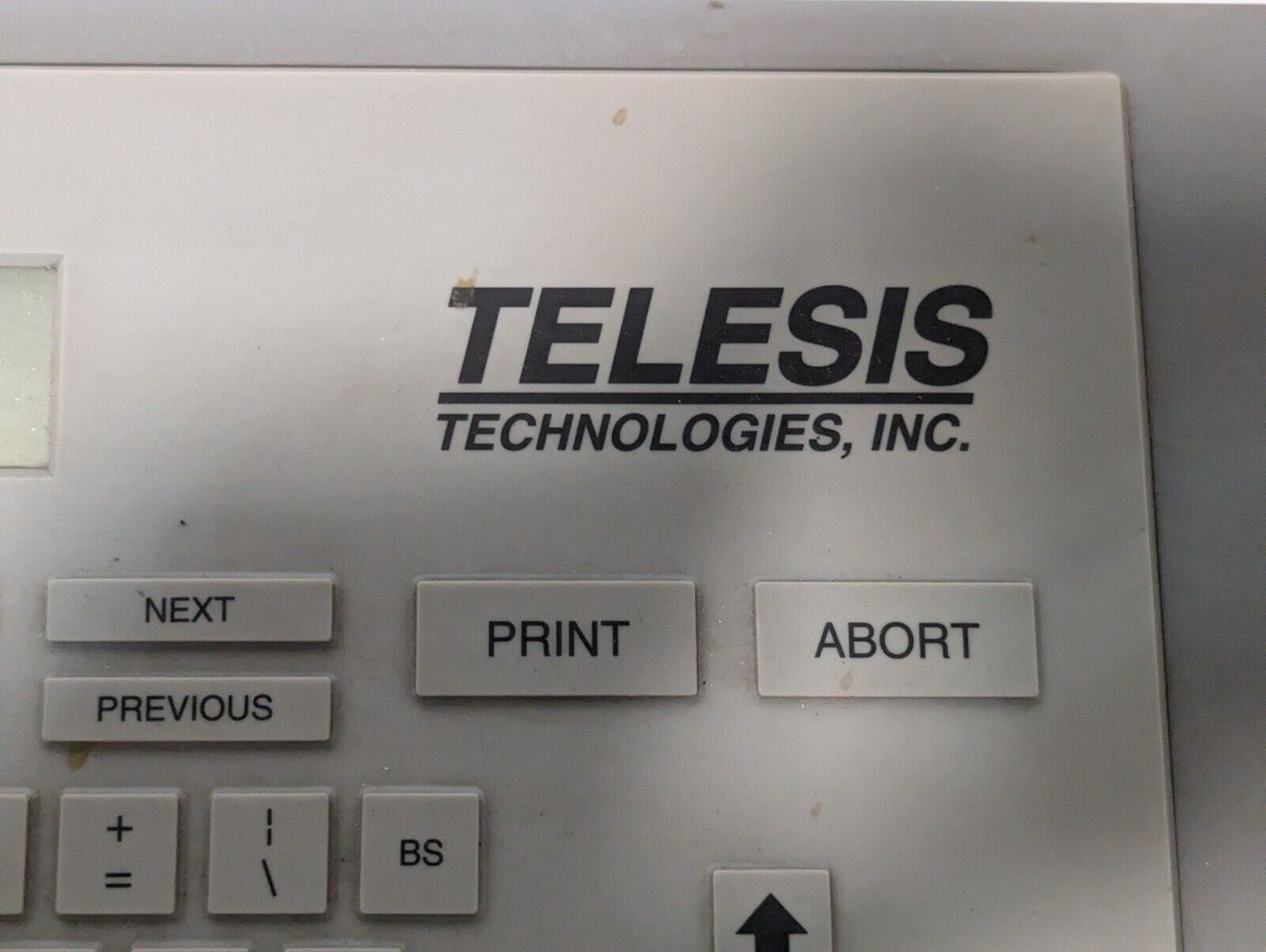 Telesis TMC400/1700 LCD Controller Key Board w/o Cable - Free Shipping+Returns