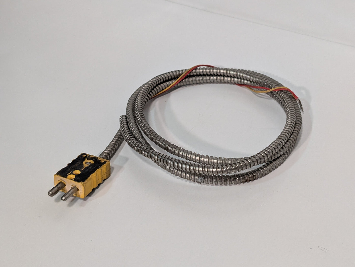 Unbranded Heavy Duty Thermocouple Armored Stainless Steel Cable, As Shown