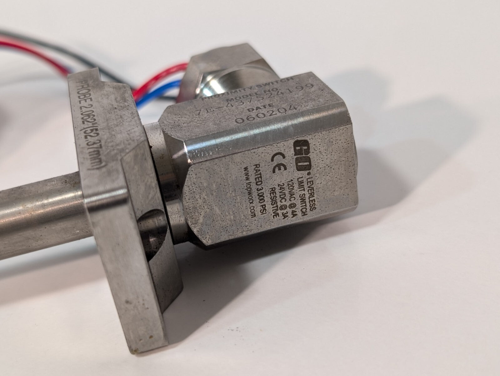 TopWorx 7E-437524199 Go Switch Leverless Dry Contact Proximity Sensor