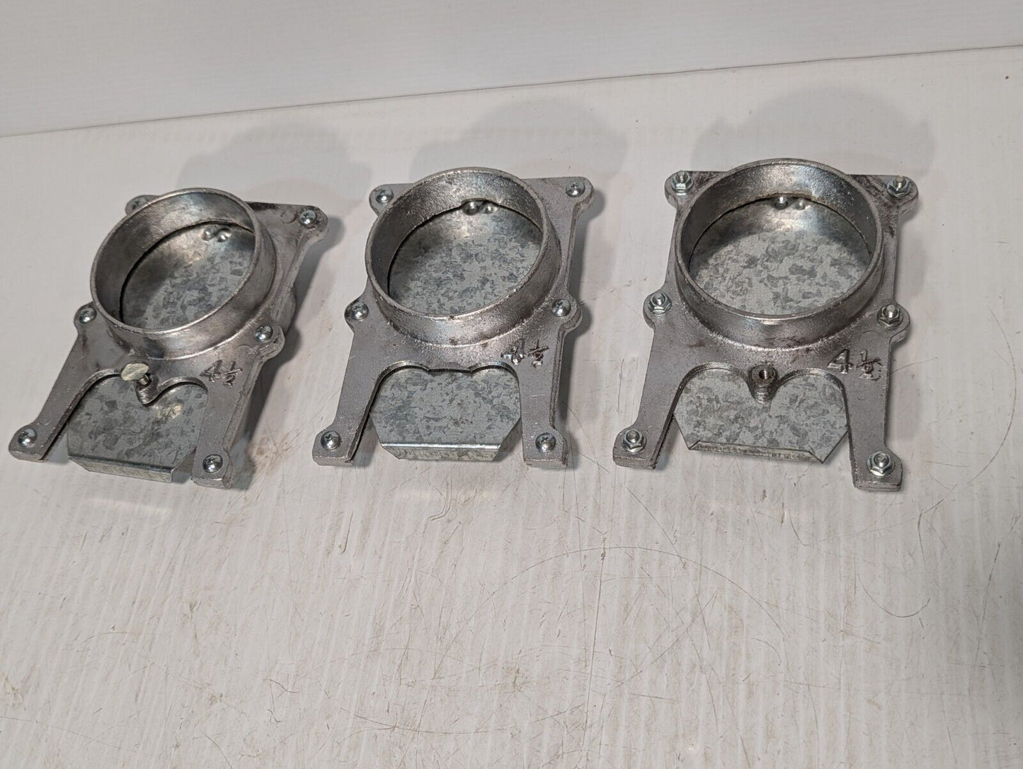 Lot of 3 Unbranded 4.5" Blast Gates - Free Shipping