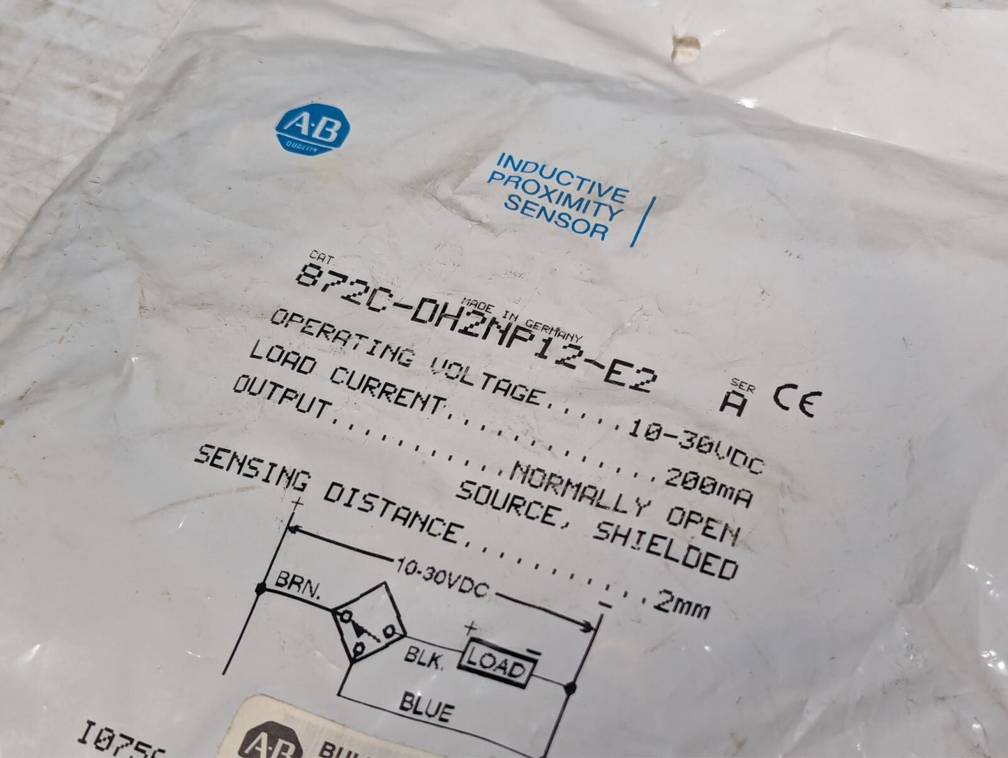 ALLEN BRADLEY 872C-DH2NP12-E2 SERIES A Inductive Proximity Sensor, New, US Stock