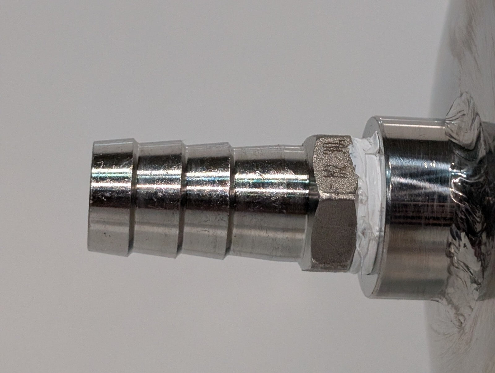 Stainless Steel Gas Storage Air Reservoir Can 4-Port High Pressure, likely 5L