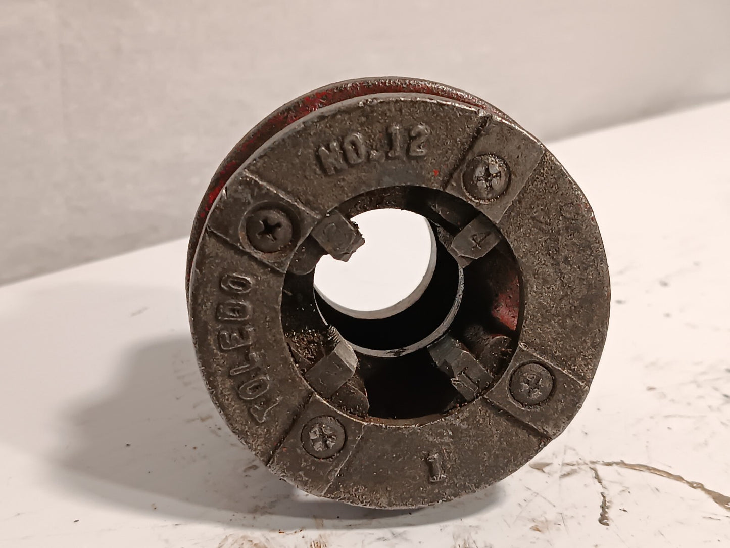 Toledo No. 12 1" Pipe Threader Head With Pipe Threader Die