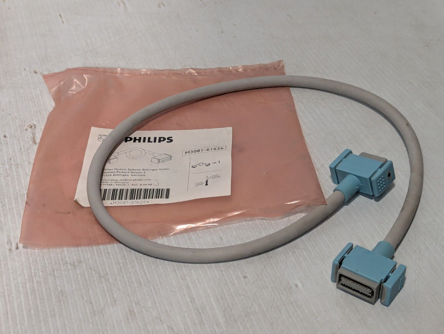 Philips M3081-61626 IntelliVue Patient Monitoring Link Cable - Free Shipping