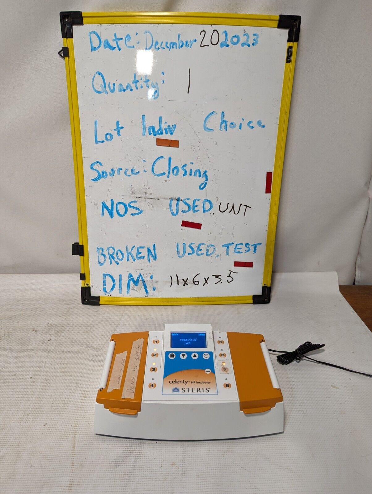 Steris Celerity LCB046 HP Incubator