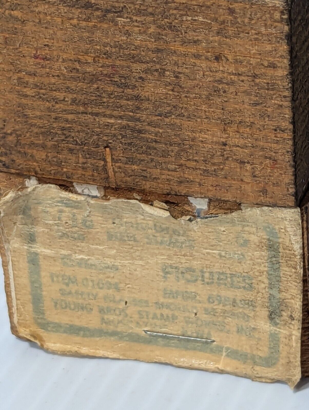 Young Bros. Stamp Works 01094 steel stamp number set, 1/16 inch, w/wooden block