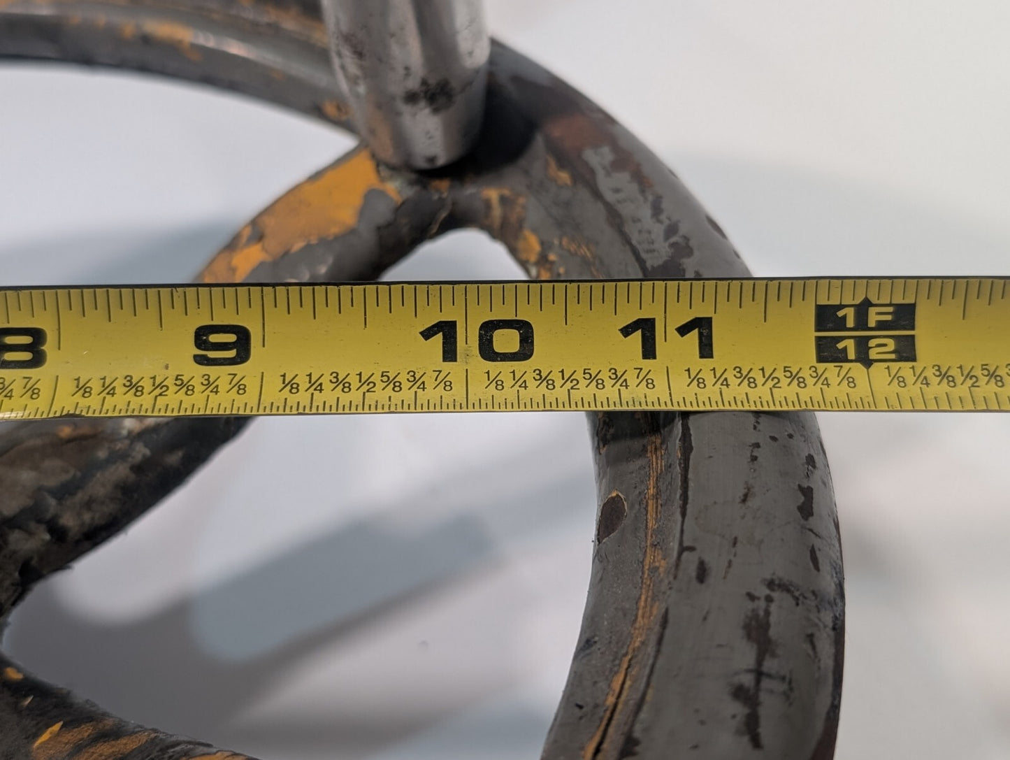 12" Cast Iron 5 Spoke Curved Hand Wheel USA Made