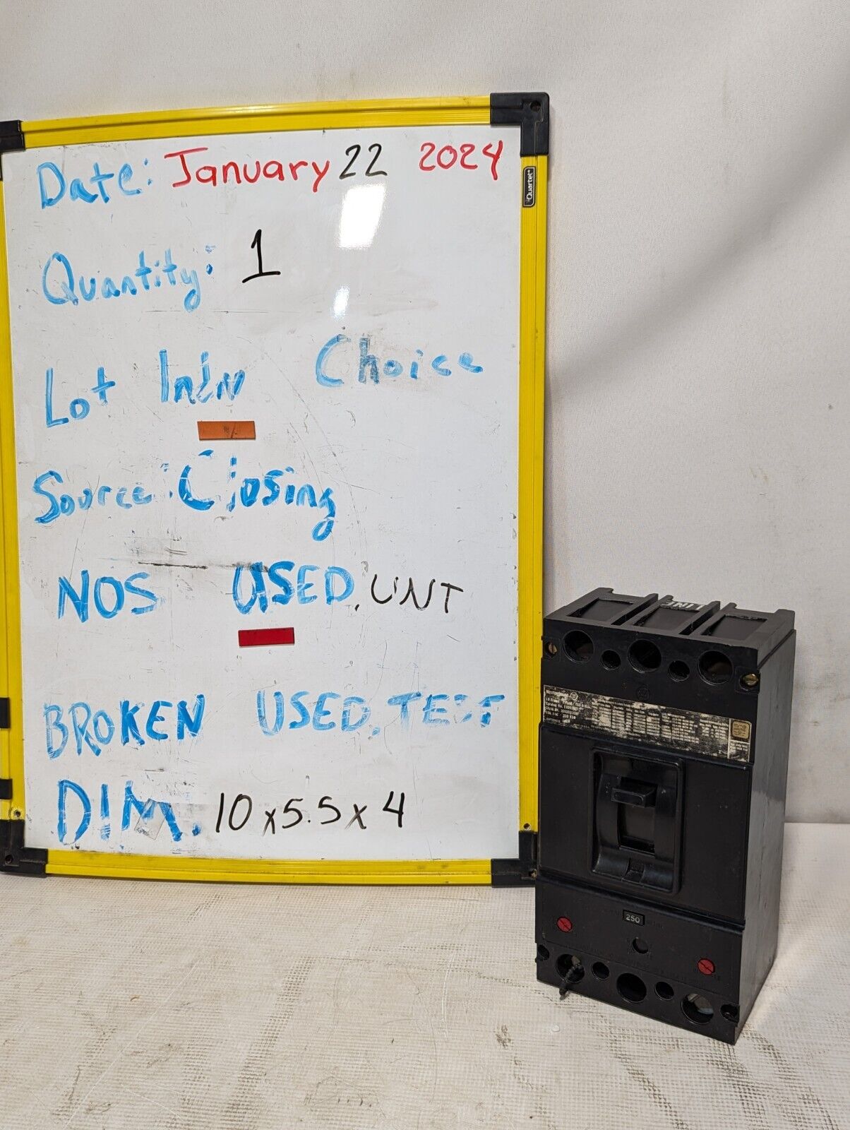 Westinghouse LB2400F 2-Pole Circuit Breaker, 250A, 600VAC, 250VDC