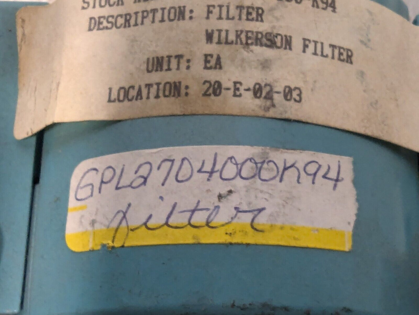 Wilkerson L27-04-000-K94 In-Line Air Mist Lubricator+Returns