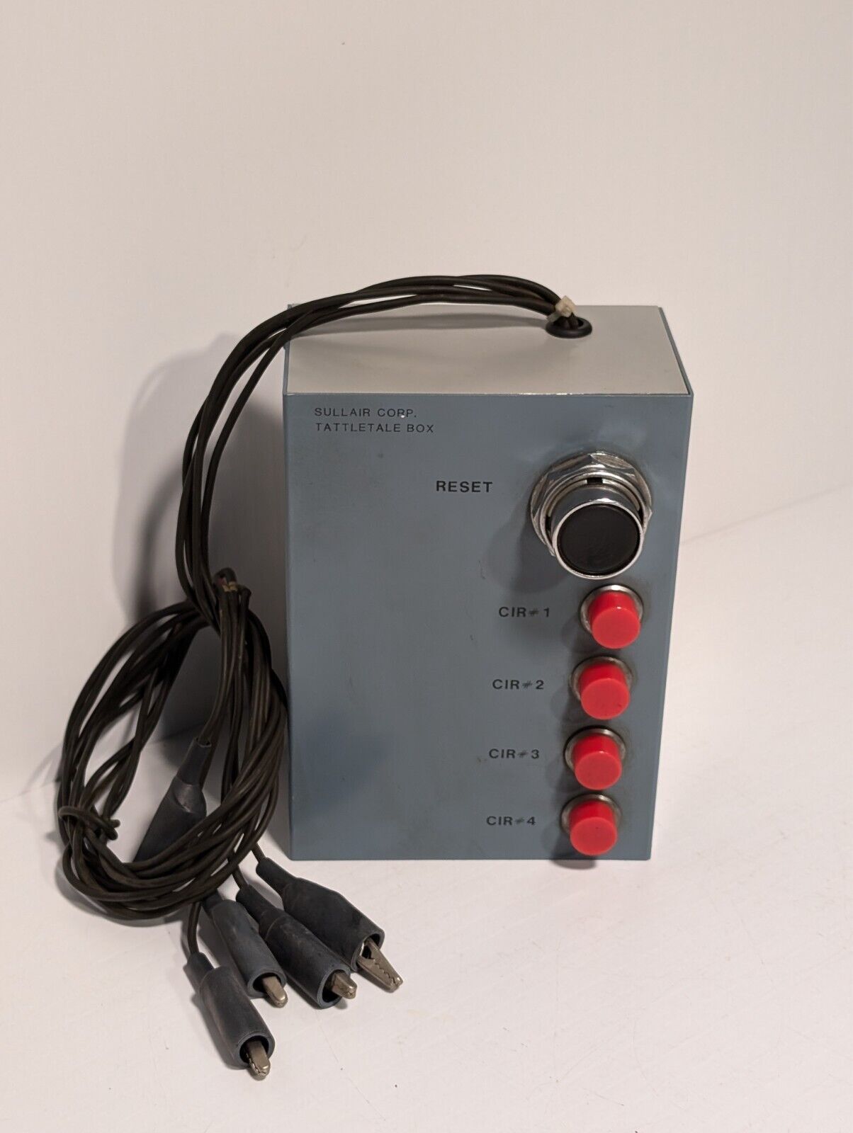 Sullair Tattletale box for Sullair compressors, 4 cir, 5 wires/alligator clips