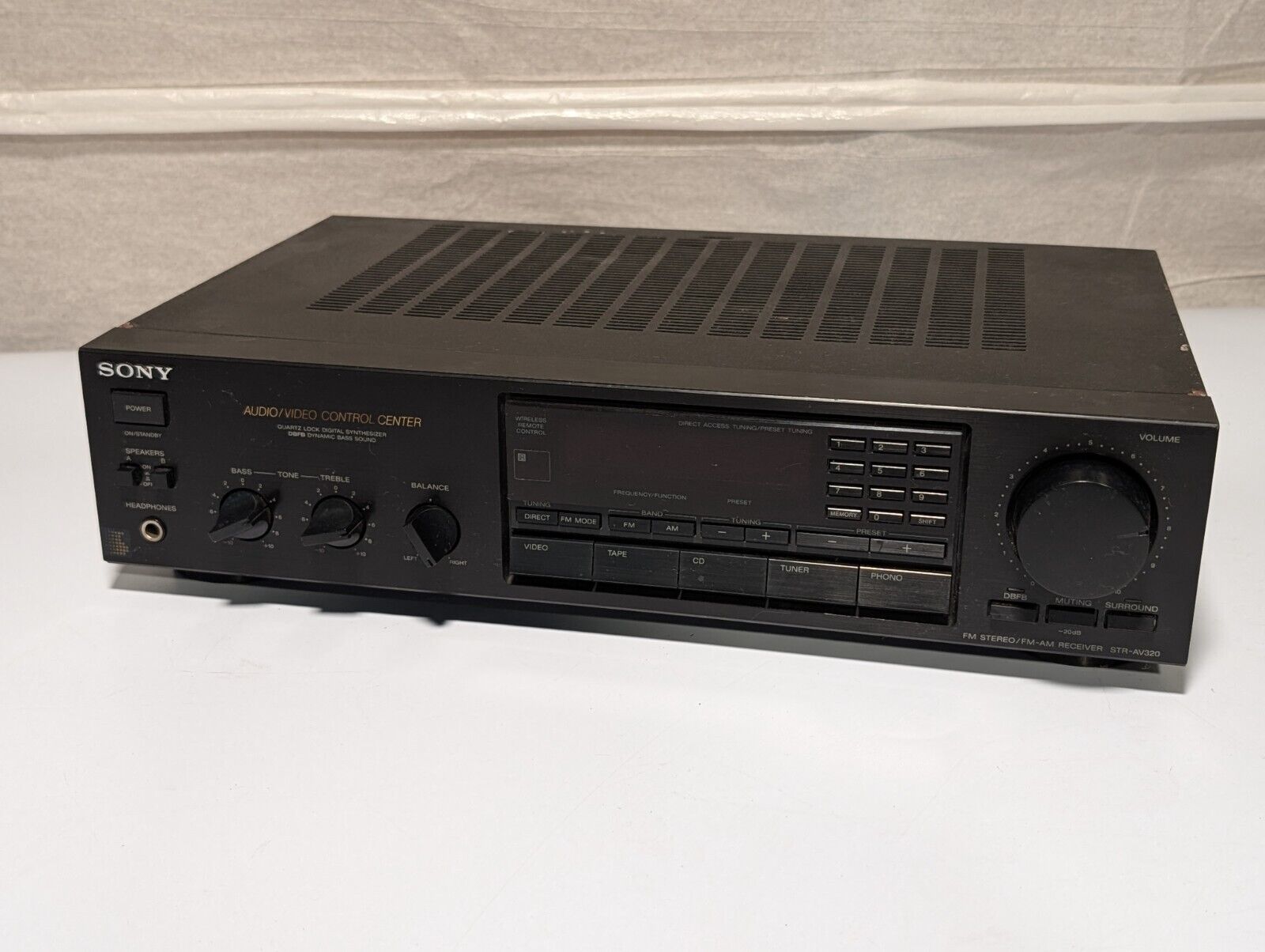 Sony STR-AV320 Stereo Amplifier, Audio/Video Control Center, 100W