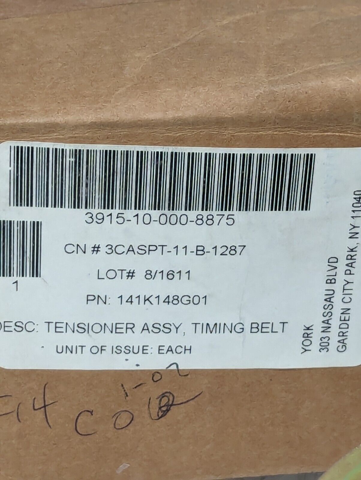 3915-10-000-8875 141K148G01 Timing Belt Tensioner Assembly - Free Shipping
