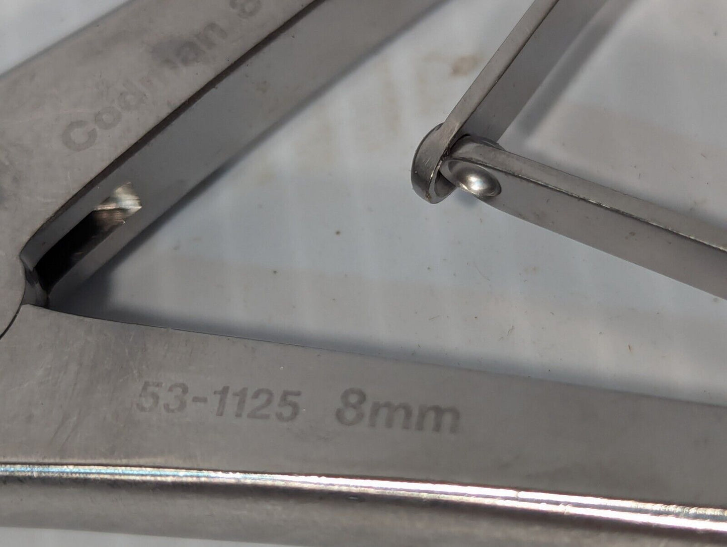 Codman 53-1125 Leksell Laminectomy Rongeur Wide Jaw 8mm