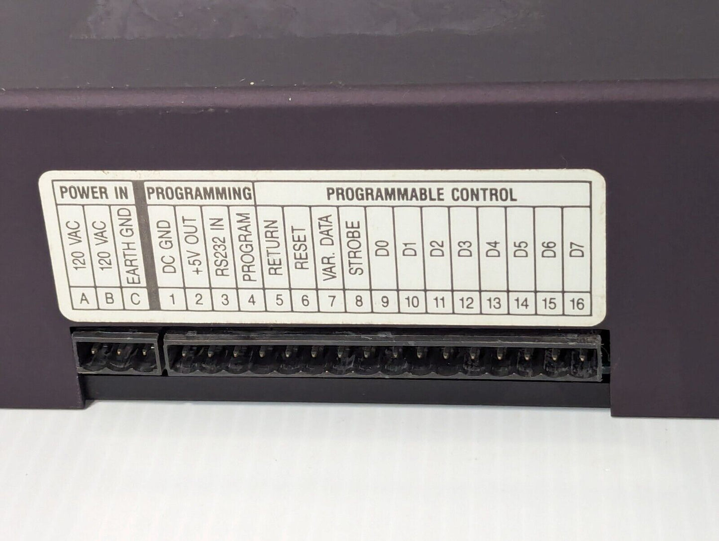 Vorne 20009C-L-120C message center, 2009, 20-character display - Free Shipping