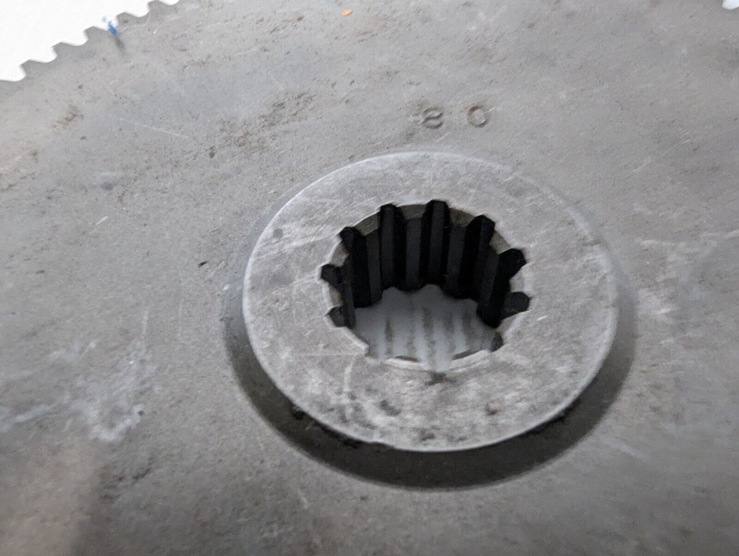 80 Tooth Gear 5" Outer Diameter 11 Tooth .75" Bore .5" Thick - Free Shipping