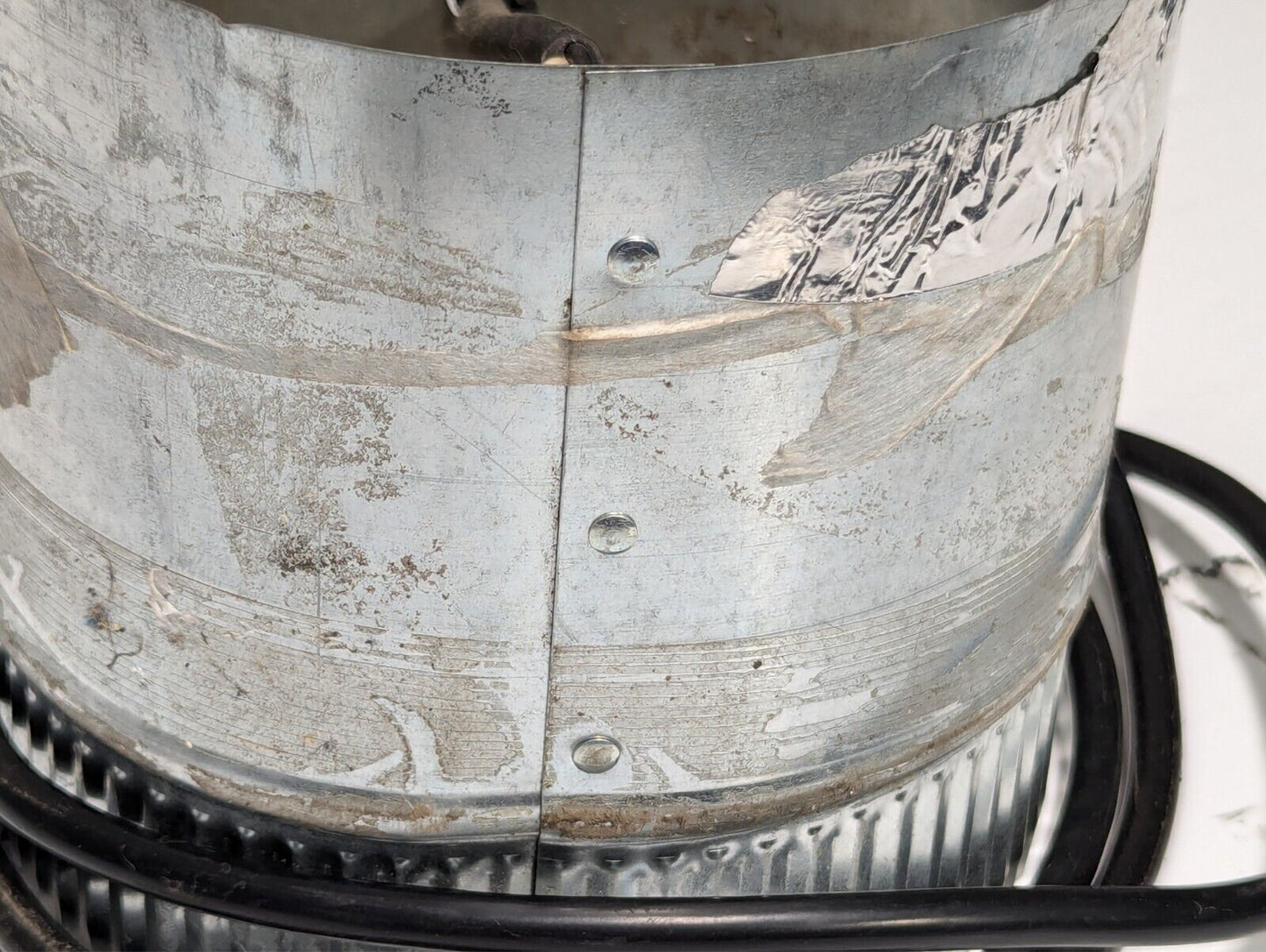 Suncourt DB206C in-line duct air booster fan, 120VAC, 60Hz, 0.4A as pictured