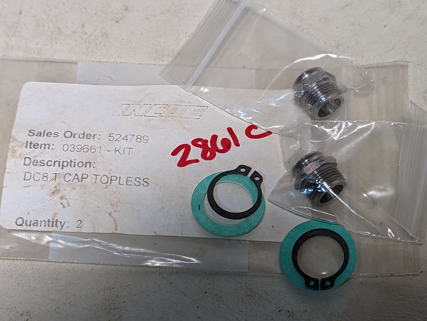 Incoe 039403 hydraulic pin adjustment kit: DF8 HYD/DF12 HYD/PN pin adjust kit