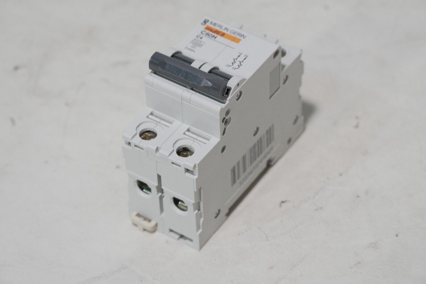 Merlin Gerin 24984 circuit breaker, 4A, 2 pole, 400VAC, Multi9 C60H C4