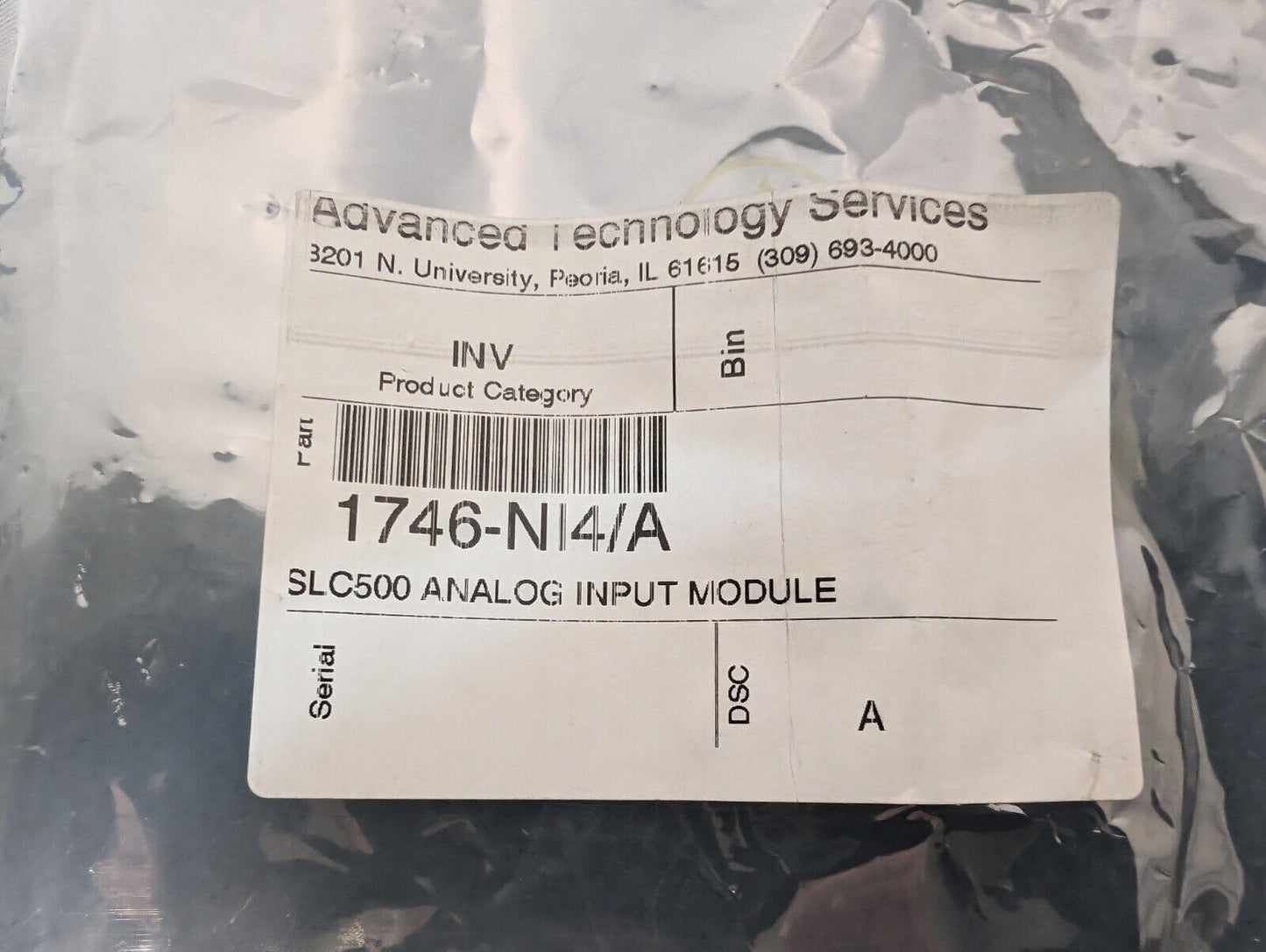 Allen Bradley 1746-NI4 Analog Input Module, Series A - Free Shipping
