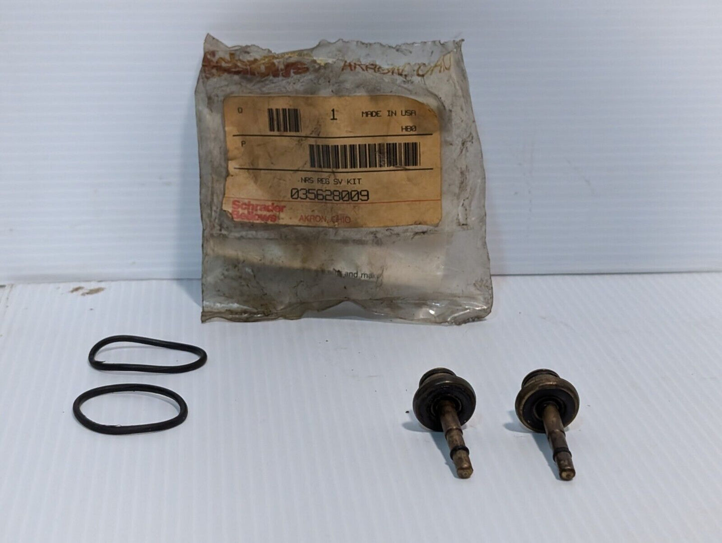 2 Schrader Bellows Valve Assembly for 035628009 Regulator - Free Shipping