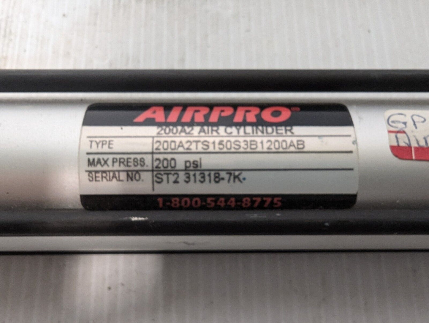 Airpro 200A2TS150S3B1200AB Hydraulic Cylinder + Returns