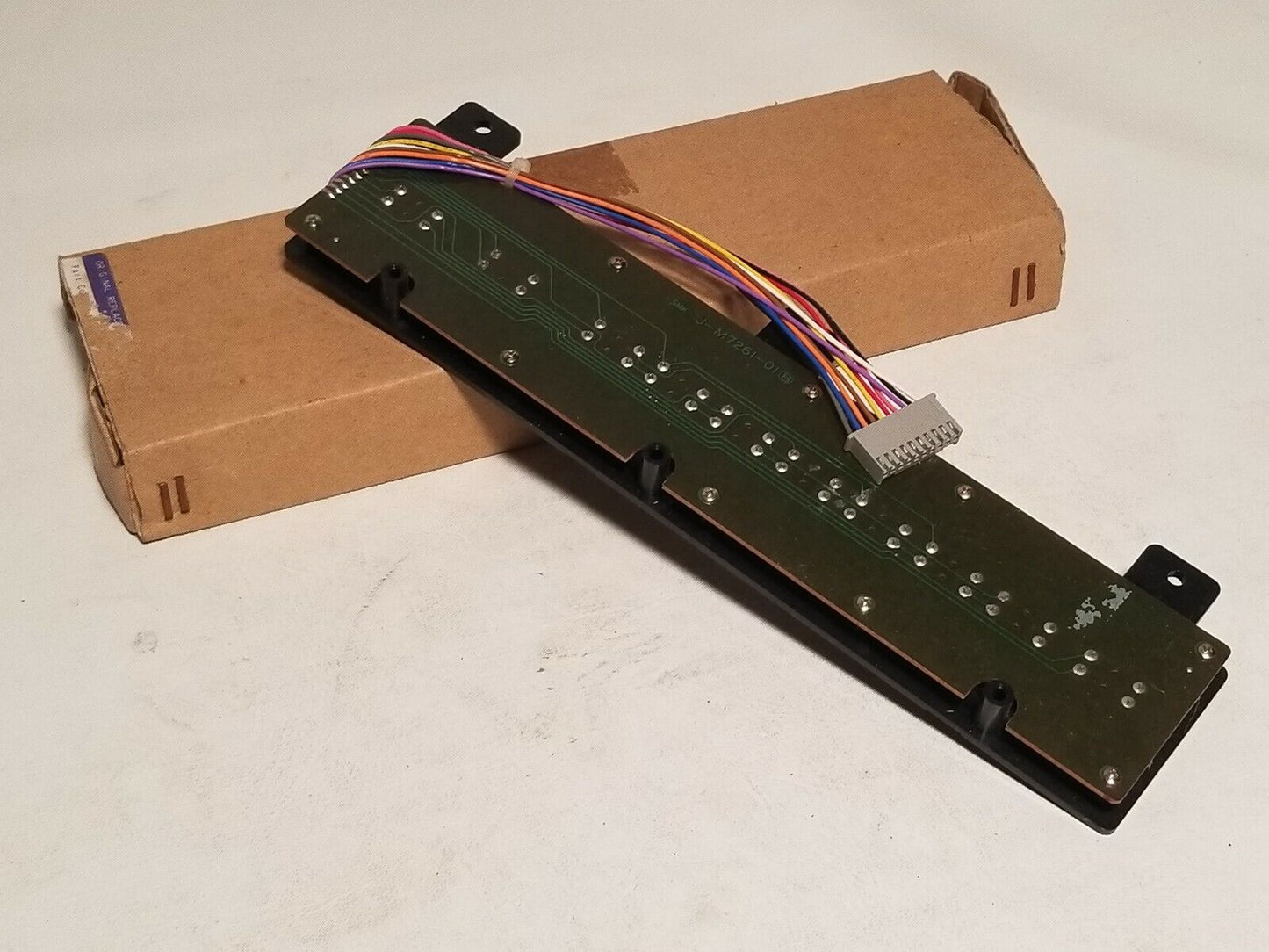 SMK J-M7261-01 control panel, power level, start, 1-6, x2, stop/reset