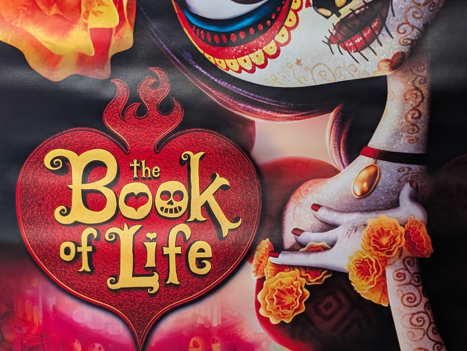 The Book of Life Bus Stop La Muerte Animated Movie Poster Ad Memorabilia