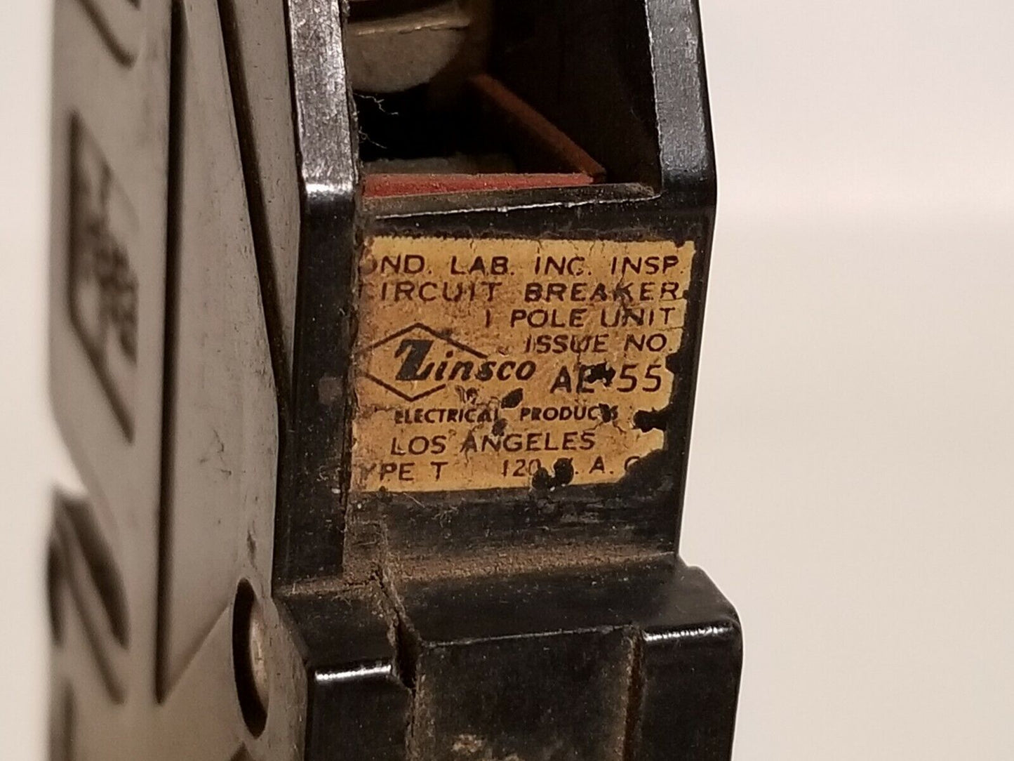 Zinsco T35 T135 Circuit Breaker 1 Pole 35 Amp 120VAC