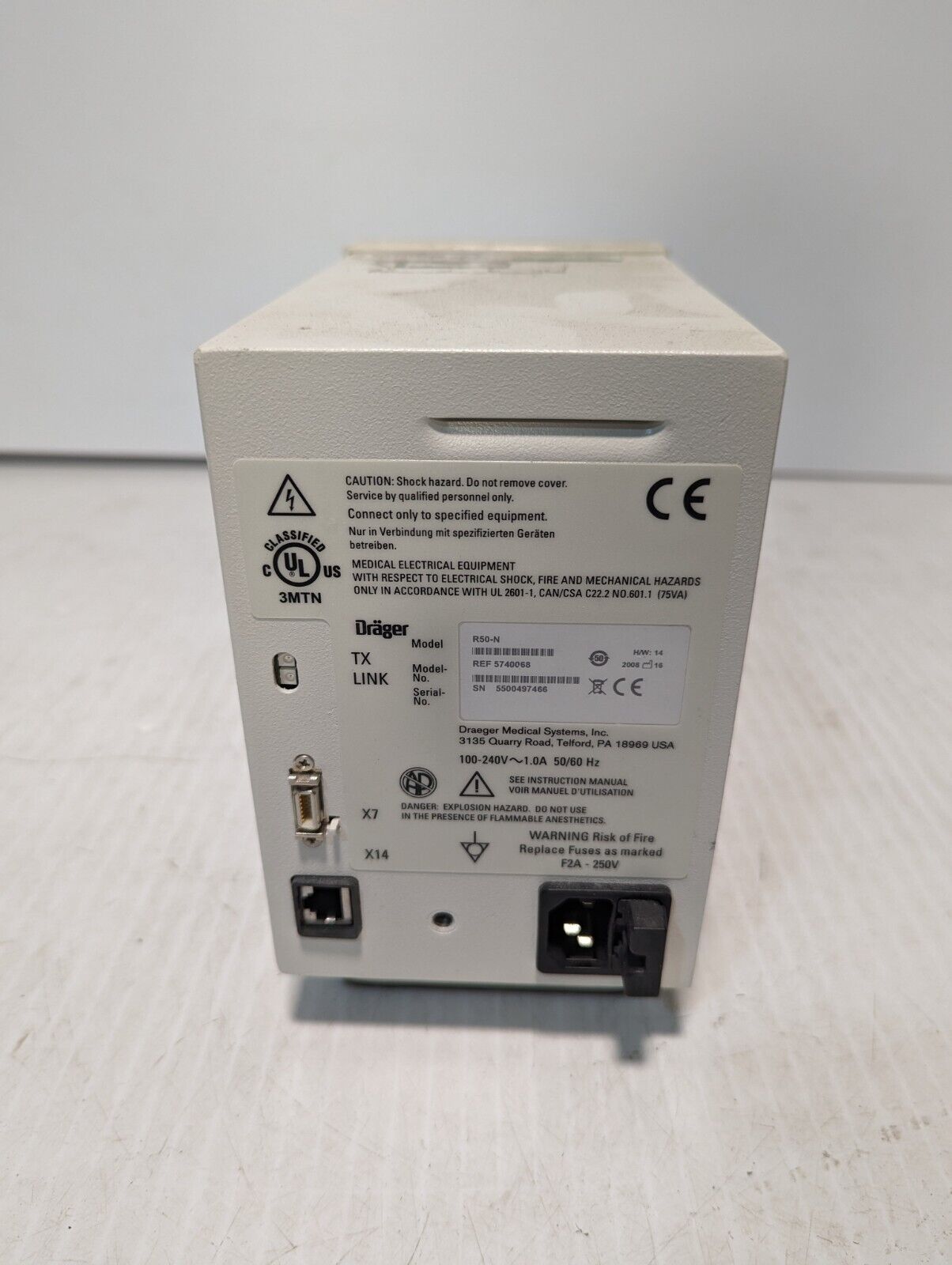 Drager Medical R50-N 5740068 Patient Monitor Printer - Free Shipping