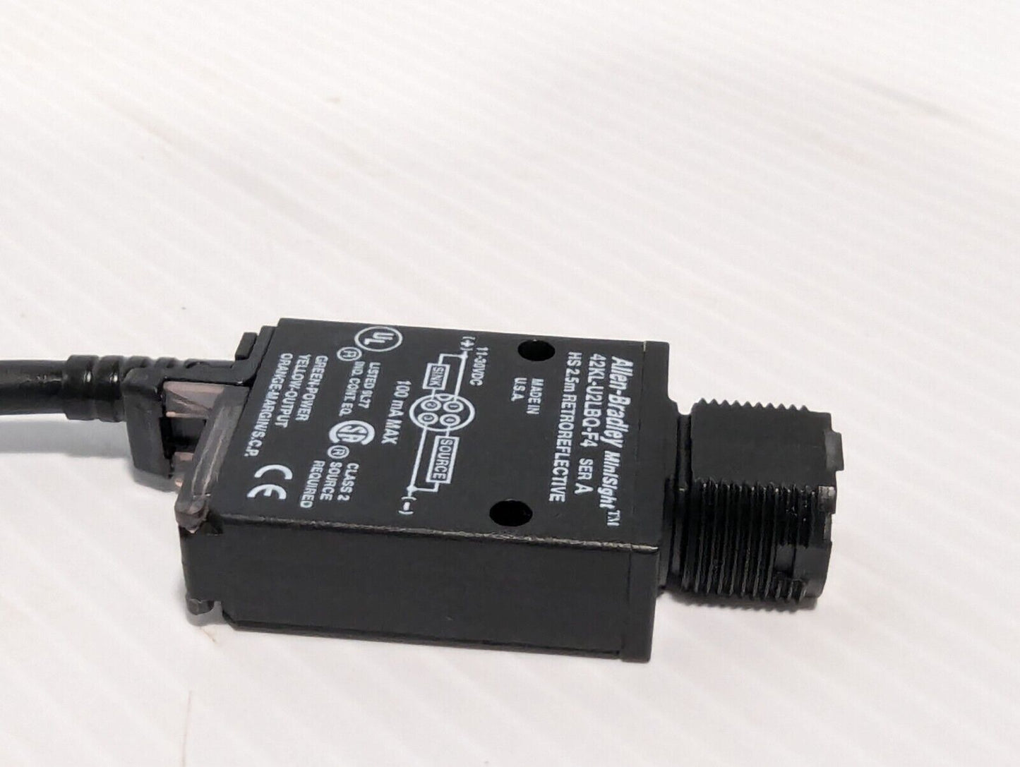 NOS Allen-Bradley 42KL-U2LBQ-F4 Series A Minisight Photoelectric Switch Sensor