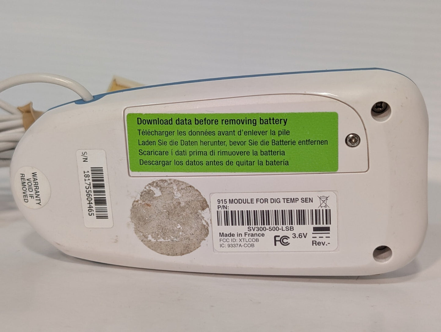 Thermo Scientific SV300-500-LSB Smart-Vue 915 Module For Dig Temp Sen