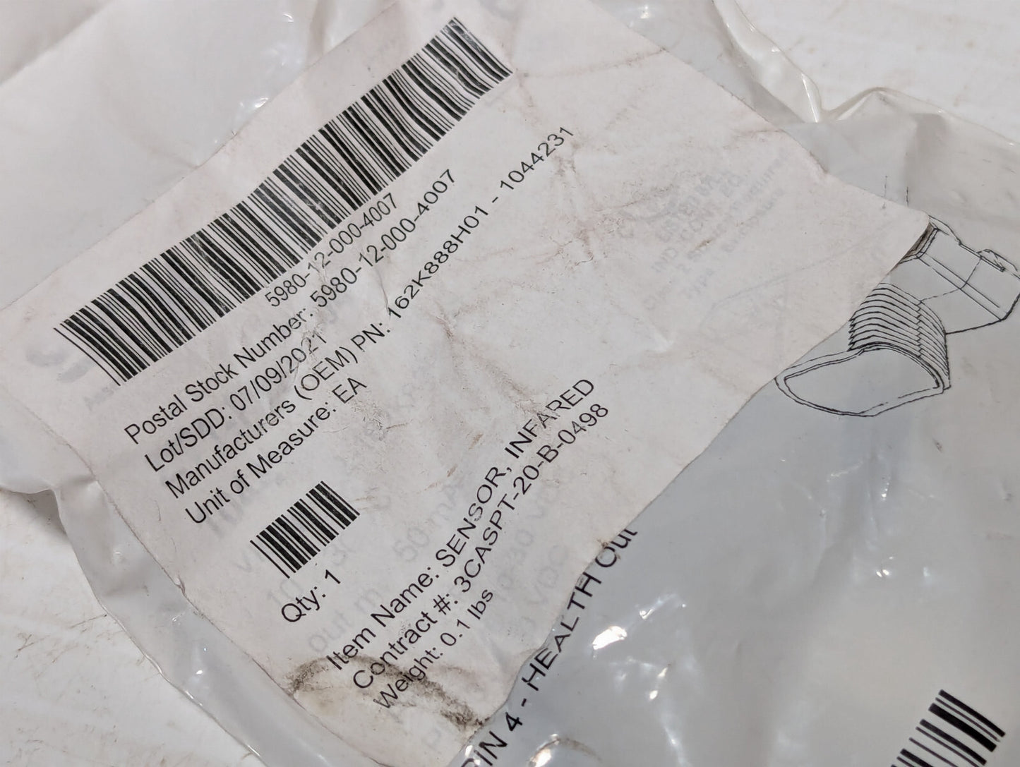 162K888H01-1044231 Infared Sensor, LN2052